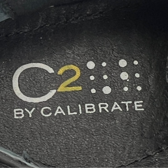 C2 By Calíbrate Black Leather Lace Up Dress Shoes Size 9 1/2 Toddler Boy’s - Picture 2 of 8